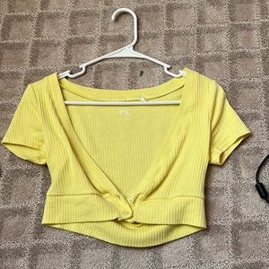 Yellow PacSun Crop Top